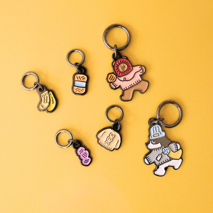 MINI Stitch Markers 4ea SET - Knitting Time