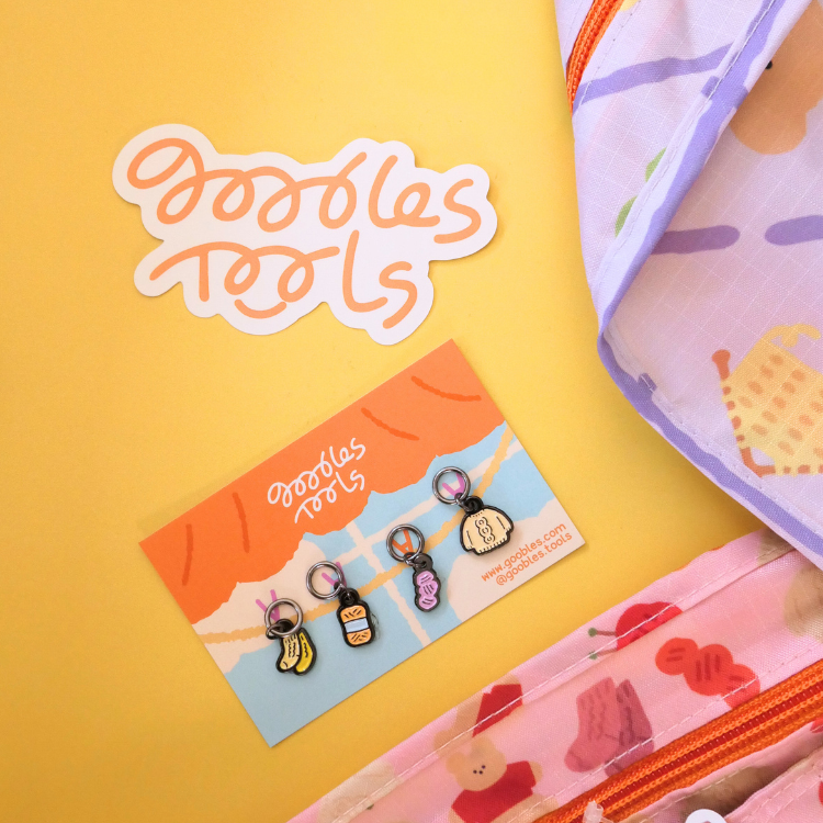 MINI Stitch Markers 4ea SET - Knitting Time