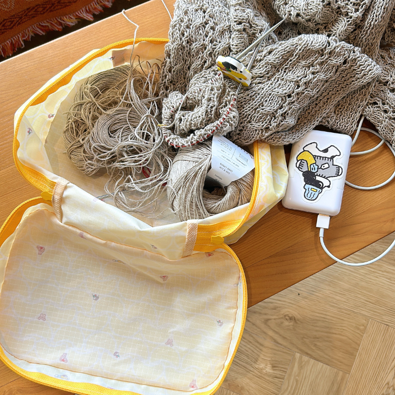 Goobles Travel Bag - Butter Knit LARGE