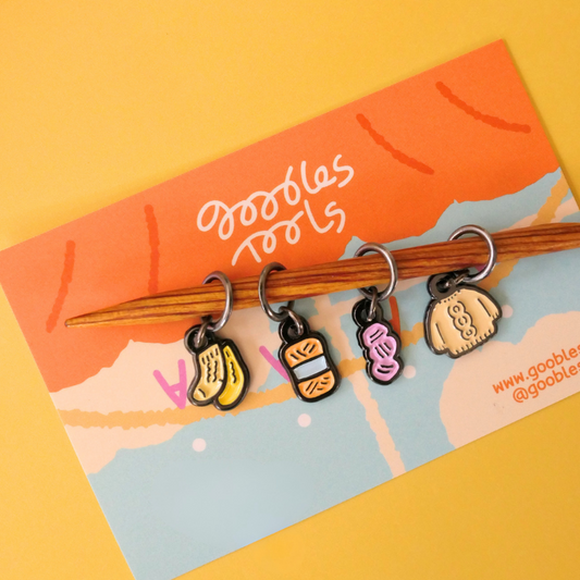 MINI Stitch Markers 4ea SET - Knitting Time