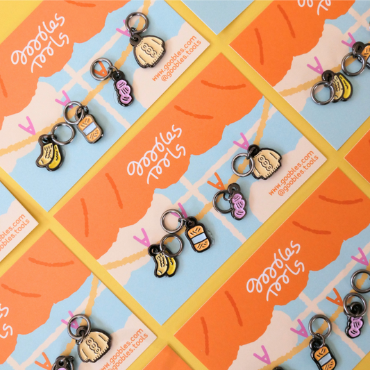 MINI Stitch Markers 4ea SET - Knitting Time