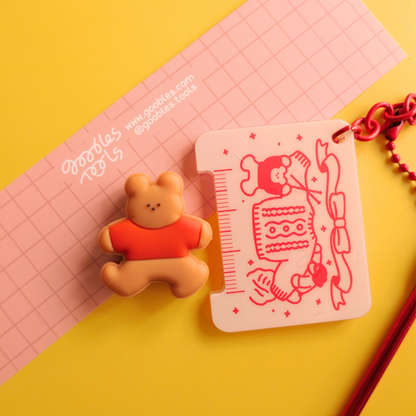 SOS Crochet Keychain