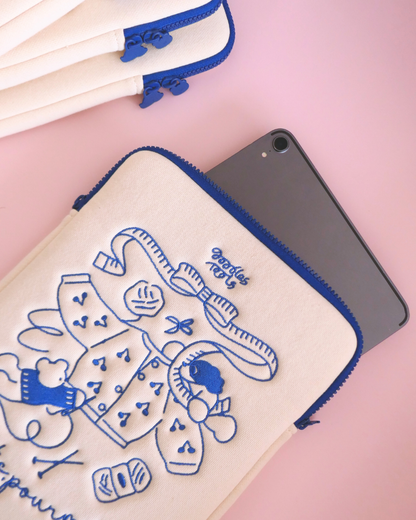 Goobles x Knits.pour moi :: IPad Case + Stitch Marker (2ea) SET