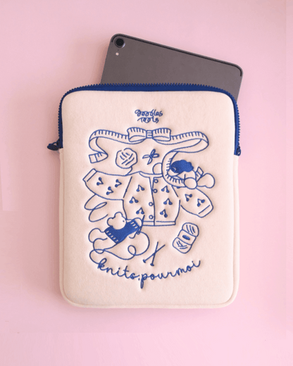 Goobles x Knits.pour moi :: IPad Case + Stitch Marker (2ea) SET